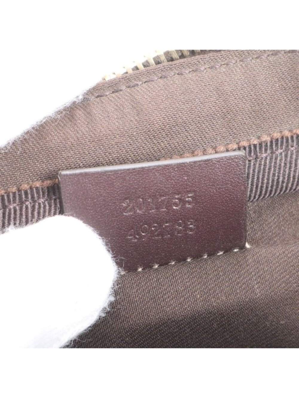 ★SOLD★ Gucci GG Supreme Leather Clutch Pouch Brown Ewe - Picture 9 of 9